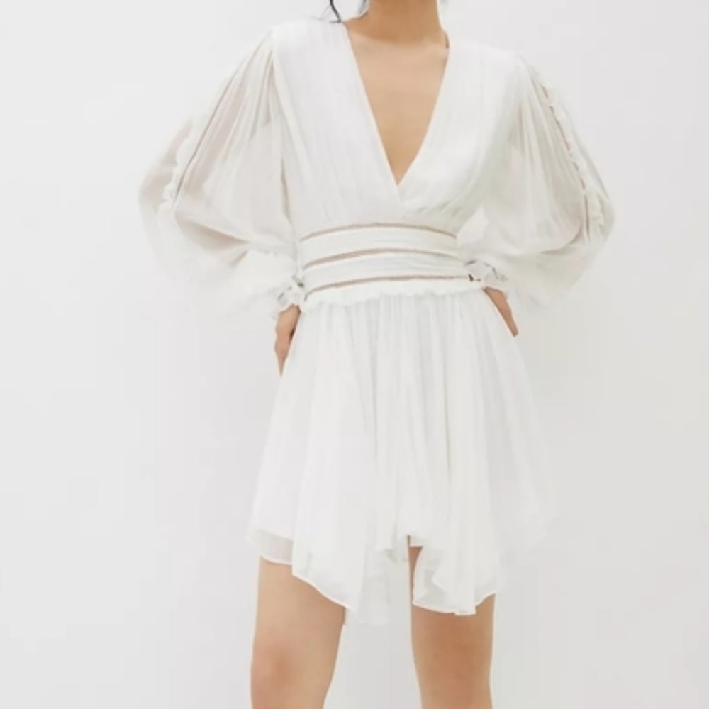Magali Pascal Ruffled Lace‎ Mini Dress Anthropologie - Picture 5 of 7